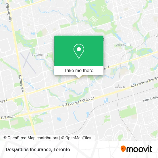 Desjardins Insurance map