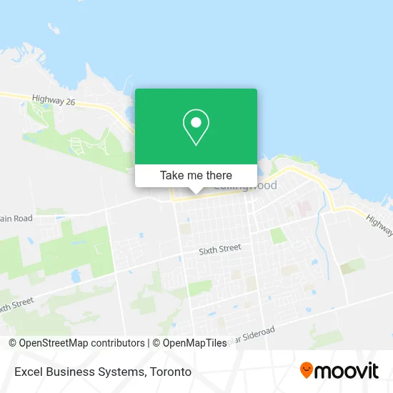 Excel Business Systems map