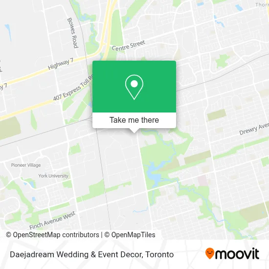 Daejadream Wedding & Event Decor map