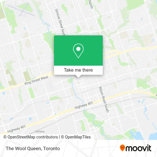 The Wool Queen map
