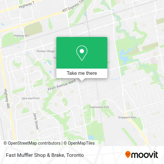 Fast Muffler Shop & Brake map
