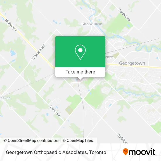 Georgetown Orthopaedic Associates map