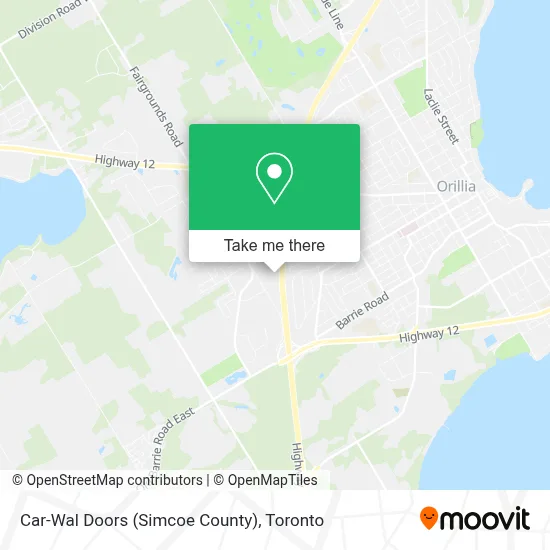Car-Wal Doors (Simcoe County) map