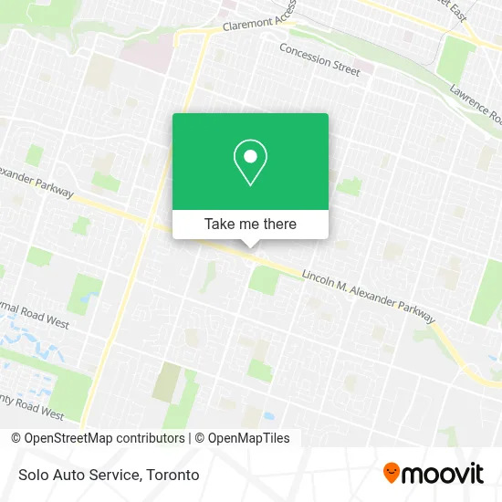 Solo Auto Service map