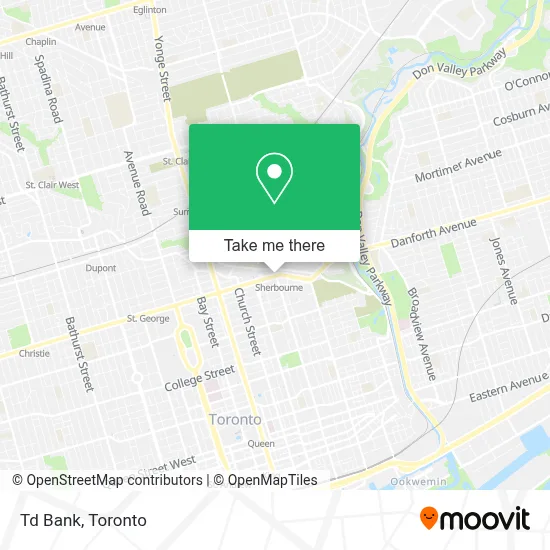Td Bank map
