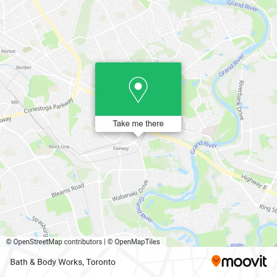 Bath & Body Works map