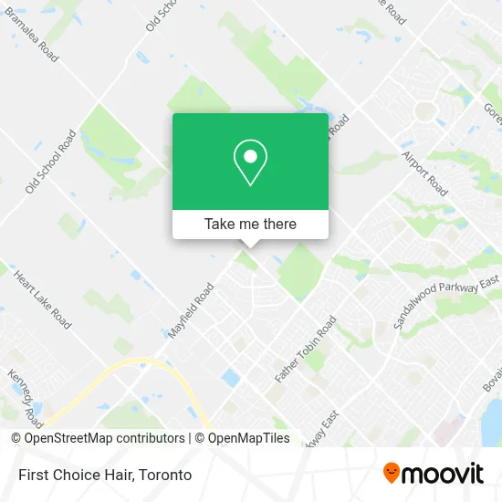 First Choice Hair map