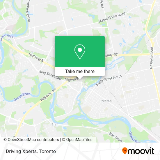 Driving Xperts map