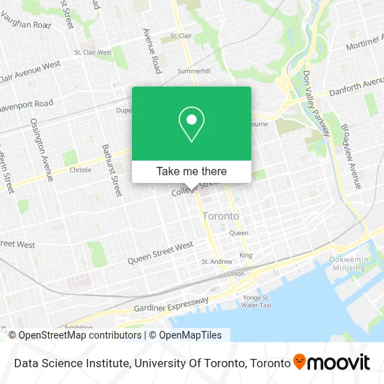 Data Science Institute, University Of Toronto map