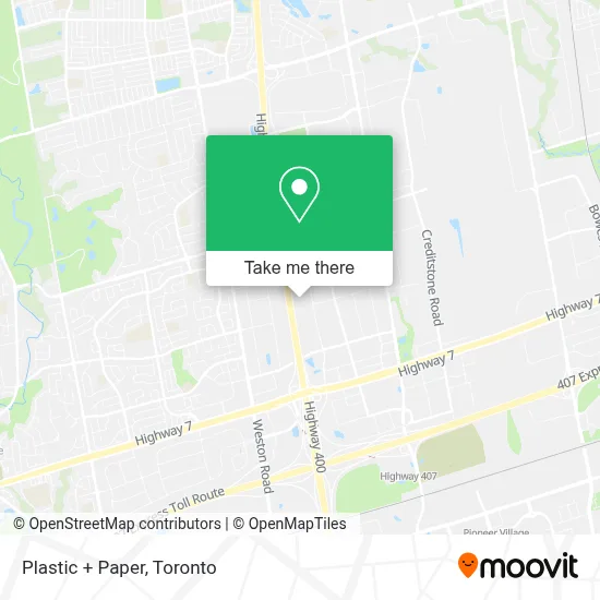 Plastic + Paper map