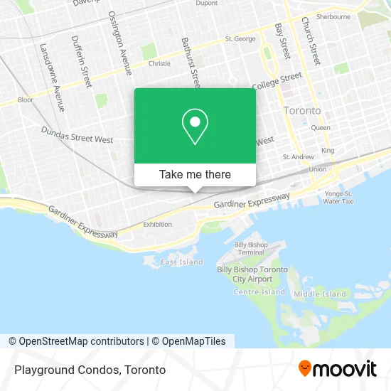 Playground Condos map