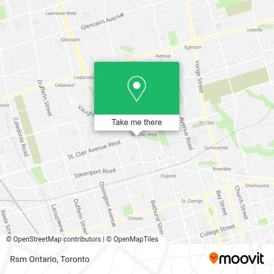 Rsm Ontario map