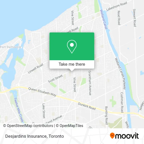 Desjardins Insurance map