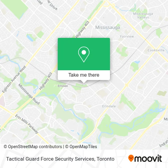 Tactical Guard Force Security Services map