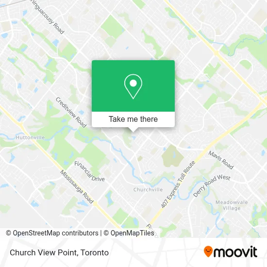 Church View Point map