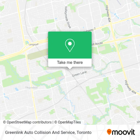 Greenlink Auto Collision And Service map