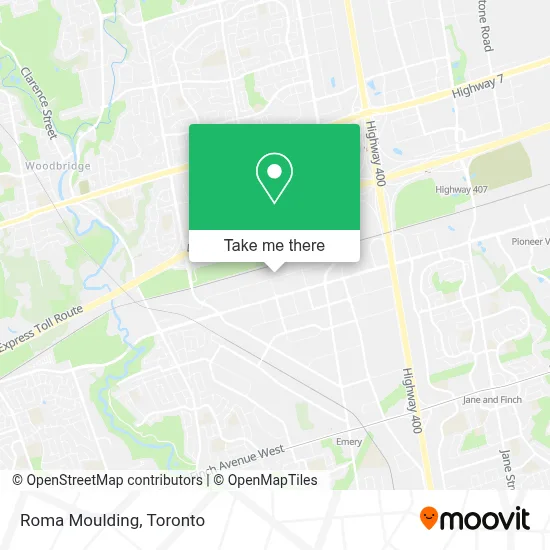 Roma Moulding map