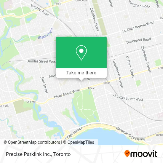 Precise Parklink Inc. map