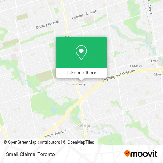 Small Claims map