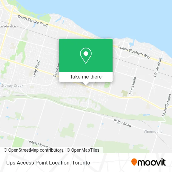 Ups Access Point Location plan