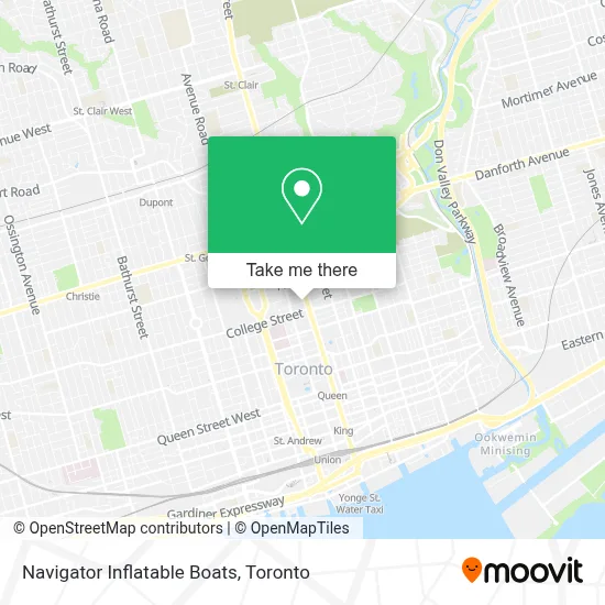 Navigator Inflatable Boats map