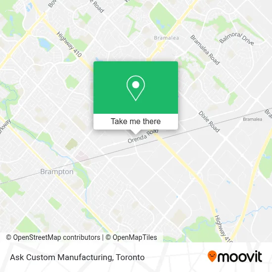 Ask Custom Manufacturing map
