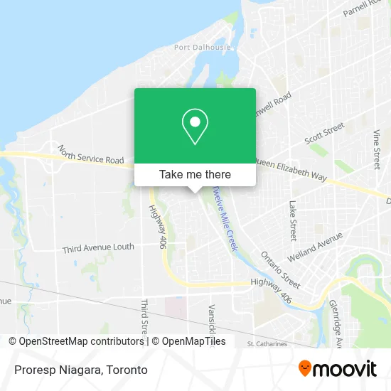 Proresp Niagara map