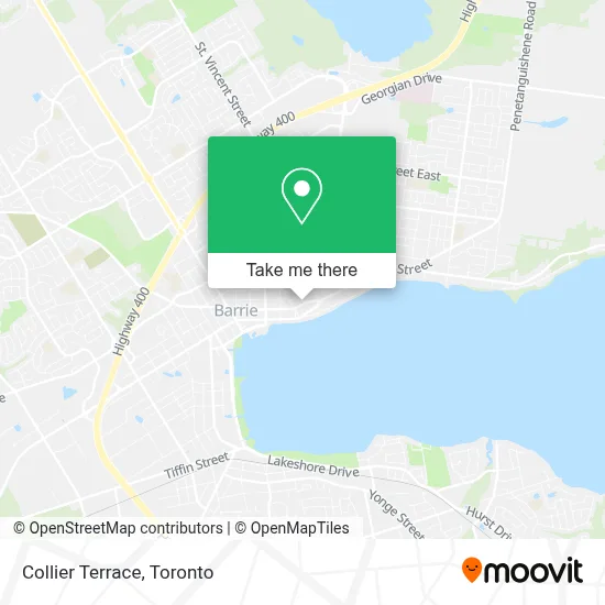 Collier Terrace map