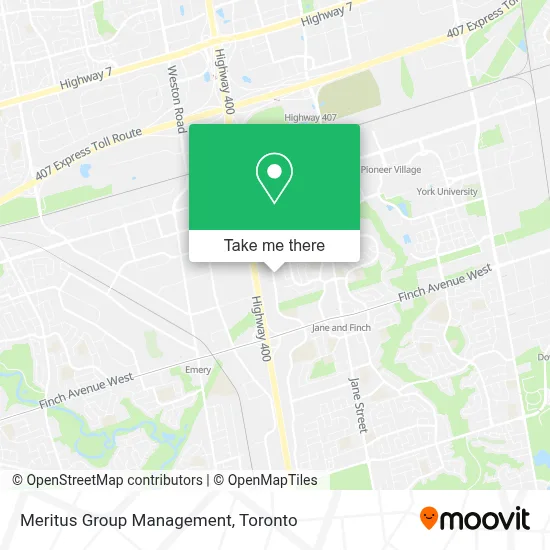 Meritus Group Management map