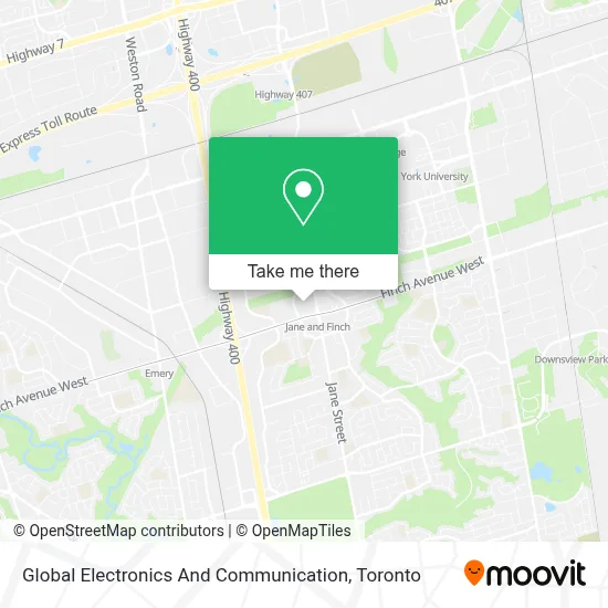 Global Electronics And Communication map