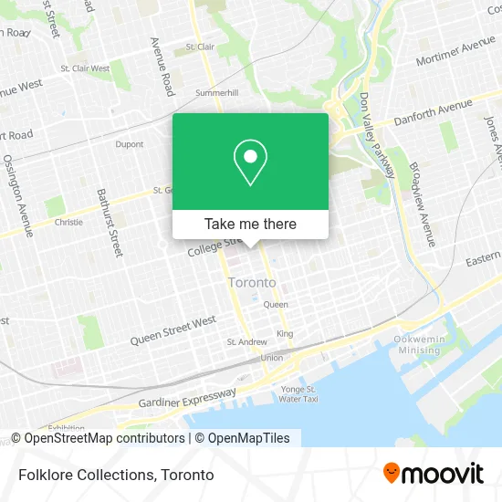 Folklore Collections map