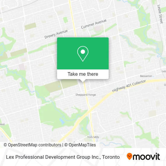 Lex Professional Development Group Inc. map