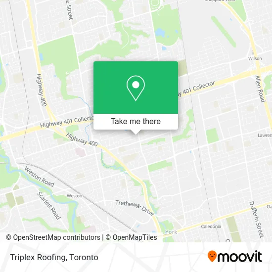 Triplex Roofing map
