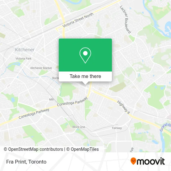 Fra Print map