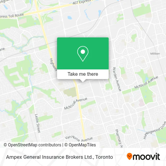 Ampex General Insurance Brokers Ltd. map