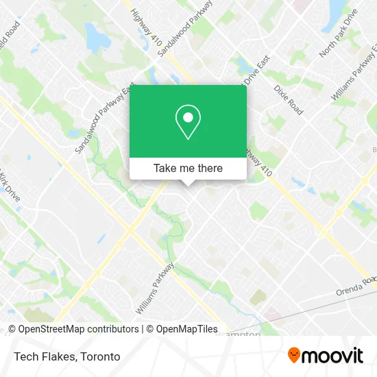 Tech Flakes map