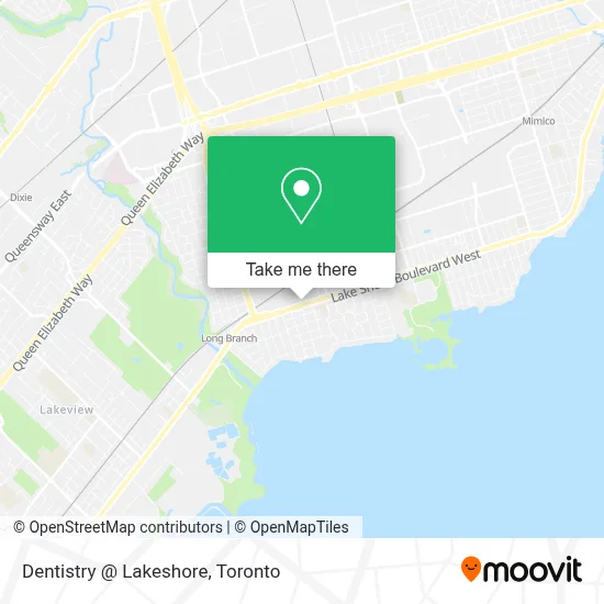 Dentistry @ Lakeshore map