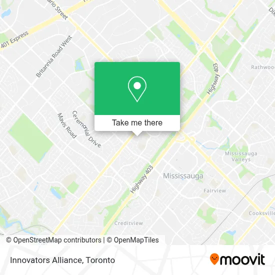 Innovators Alliance map