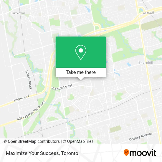 Maximize Your Success map