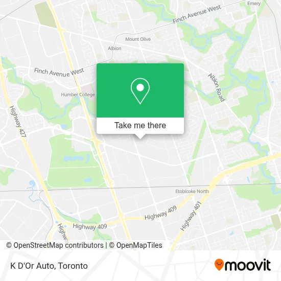 K D'Or Auto map
