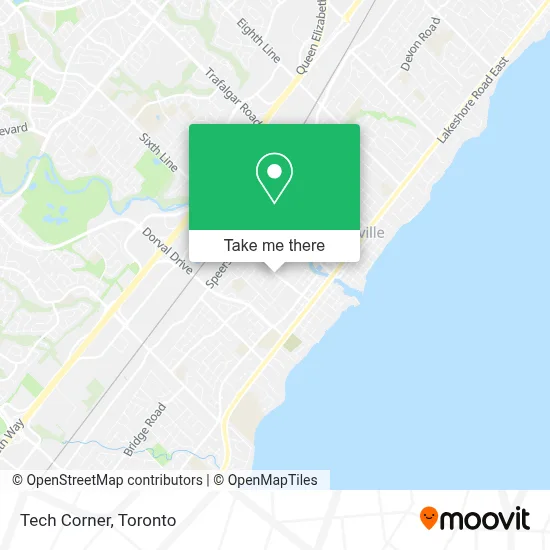 Tech Corner map