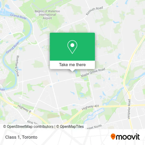 Class 1 map