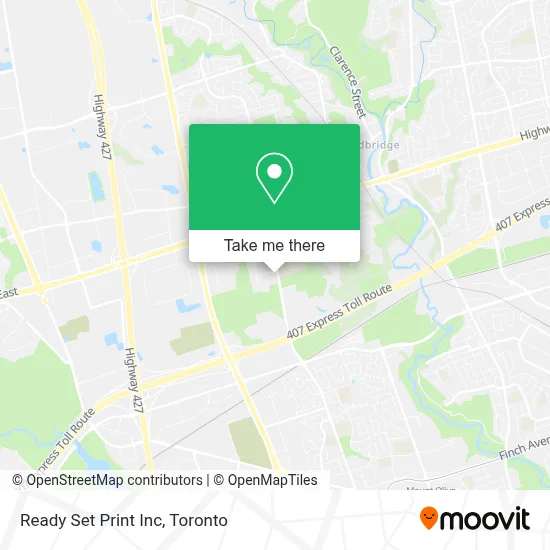 Ready Set Print Inc map