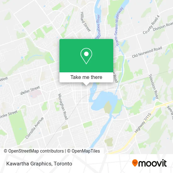 Kawartha Graphics map