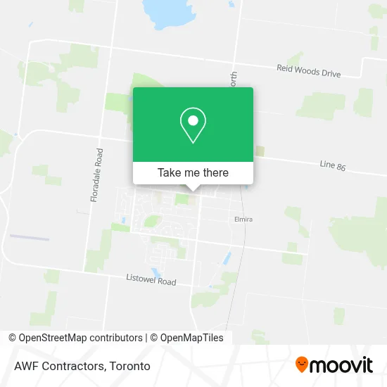AWF Contractors map