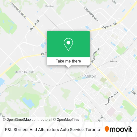 R&L Starters And Alternators Auto Service map