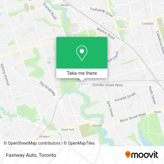 Fastway Auto map