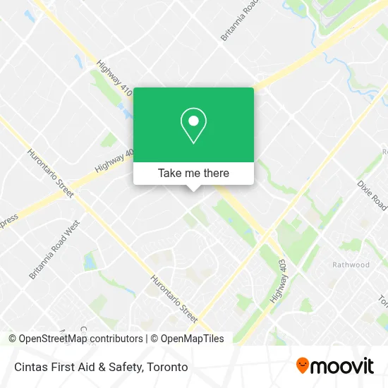 Cintas First Aid & Safety map