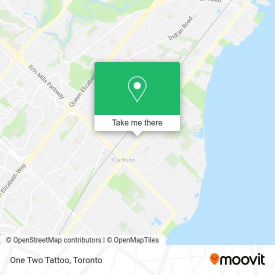 One Two Tattoo map