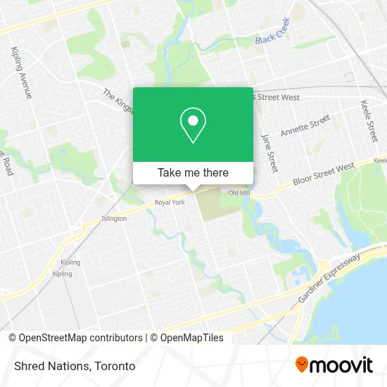 Shred Nations map